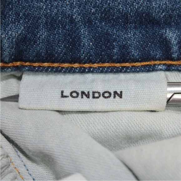 SLVRLAKE Women’s Mid Blue London Straight Jean, Size 26 - Picture 13 of 13